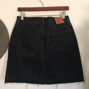 Levis Denim Black Skirt